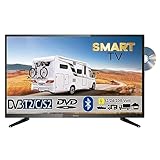 Gelhard GTV2755 LED Smart TV mit DVD und Bluetooth DVB-S2/C/T2 für 12V u. 230Volt WLAN Full HD