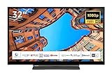 Toshiba 32LK3C63DAW 32 Zoll Fernseher/Smart TV (Full HD, HDR, Alexa Built-In, Triple-Tuner, Bluetooth) - Inkl. 6 Monate HD+ [2023]