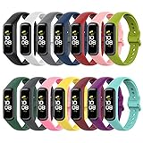 SenMore 14 Stück Armband kompatibel mit Samsung Galaxy Fit 2 Armbänder Silikon Fitness Sport Armband Uhr Zubehör Ersatz Armband kompatibel mit Samsung Galaxy FIT 2