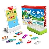 Osmo - Coding Starter Kit for iPad - 3 Hands-on Learning Games - Ages 5-10+ - Learn to Code, Coding Basics & Coding Puzzles - iPad Base I