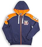 Sweatshirt Kinder Kini Red Bull Team Hoodie M Orange/Navy
