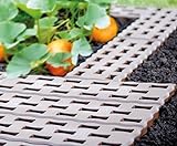 Gartenplatten Beetplatten Bodenplatten Gehweg 0,95 qm² 4,8m 8 Stück von rg-vertrieb