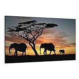 Visario Leinwandbilder 5066 Bild auf Leinwand Afrika, 120 x 80