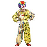 W WIDMANN MILANO Party Fashion - Kostüm Clown, Overall, Zirkus, Spaßmacher, Mottoparty,