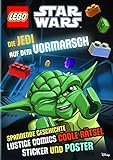 LEGO® Star Wars™ Die Jedi auf dem Vormarsch: mit Sticker und Poster: Spannende Geschichte, lustige Comics, coole Rätsel, Stick