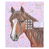 Depesche 12051 Miss Melody - Tagebuch mit Zahlen-Code und Sound, Buch mit Pferde-Motiven und 80 linierten, bunt illustrierten S