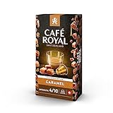 Café Royal Caramel Flavoured 100 Kapseln für Nespresso Kaffee Maschine - 4/10 Intensität - UTZ-zertifiziert Kaffeekap
