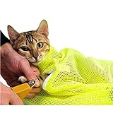 ROLOl Pet Pflege Katze Waschen Tasche, Kratzen Beißen Mesh Tasche Restraint Polyester für Dusche, Reinigung 'Ohr, Schneiden Nägel, Medizin Fütterung