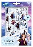 Frozen Stickerheft mit über 175 zauberhaften Stickern von Anna & Elsa, für Scrapbooking und Bastelarb