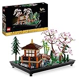 LEGO Icons Garten der Stille, Botanical Zen-Garten-Set für Erwachsene mit Lotusblumen, anpassbare Schreibtisch-Dekoration, inspiriert von Japan, achtsames Geschenk für Frauen und Männer 10315