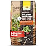 Neudorff NeudoHum Hochbeet & GewächshausErde – Torffreie Bio-Erde für leckeres Gemüse und aromatische Kräuter. Schützt vor Trauermücken, 75 L