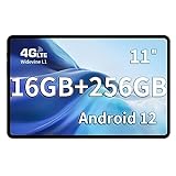 TECLAST T50 Top Gaming Tablet 11 Zoll, 16GB RAM+256GB ROM（2TB TF） Android 12, T616 Octa-Core 2,0GHz, 8MP+20MP, 2k TDDI 2000x1200, 18W+7500mAh, 4G LTE/5G WLAN/Google GMS/GPS/Widevine L1（2023）
