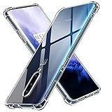 ivoler Klar Silikon Hülle für Oneplus 7 Pro/Oneplus 7 Pro 5G mit Stoßfest Schutzecken, Dünne Weiche Transparent Schutzhülle Flexible TPU Durchsichtige Handyhülle Kratzfest Case C