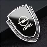 Auto Emblem für Opel Signum 2003-2008, Metall Badge 3D Buchstaben Aufkleber Dekoration Logo Abzeichen Sticker Geeignet Auto Motorrad Dekoration Auto Zubehöre,Black