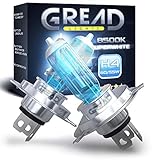 Gread - 2x H4 Frontscheinwerfer Halogenlampe - superwhite - 8500k 55W - eintragung