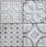 d-c-fix 11er Pack selbstklebende Bodenfliesen Moroccan Style - Vinylboden PVC Bodenbelag Klebefliesen Boden Fliesenfolie Vinyl Fliesen Küche Bad Flur 30x30