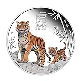 Novent Chinesische Jahr-Tiger-Münze,Chinesische Sternzeichen-Tiger-Münze - Doppelseitig Bedruckte Tiger-Sammelmünze aus Metall - Doppelseitig Bedruckt, Sammlerzubehör, tragbare dek