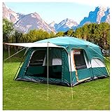 Pop-Up-Festivalzelt für 5 bis 8 Personen, wasserdicht, Zwei Zimmer und EIN Wohnzimmer, großes Zelt für Erwachsene, praktische robuste Zelte für Camping, wasserdicht für Wandern, Camping H