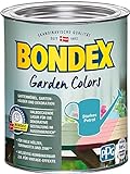 Bondex Garden Colors Starkes Petrol 0,75 L für 9 m² | Halbdeckende Farbe | Vintage-Flair | Dekorative Holzfarbe | seidenmatt | H