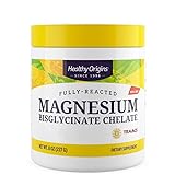 Healthy Origins, Fully-Reacted Magnesium Bisglycinate Chelate, 227g veganes Pulver, Laborgeprüft, Glutenfrei, Sojafrei, Veg
