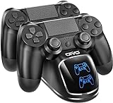 PS4 Controller Ladestation, Playstation 4 Controller Ladestation mit 1,8 Stunden Ladechip, PS4 Charger Dock Staion, Controller Ladestation für Sony Playstation 4/PS4/Pro/PS4 Slim C