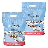 Tchibo Kaffeepads Vorratspack Maxipack, Feine Milde, 200 Stück – 2x 100 Pads (Kaffee, mild mit sanften Röstaromen), nachhaltig, geeignet für Senseo M