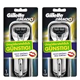 Gillette Mach3 Test-Wochen Rasierer, 2er Pack (2 x 1 Stück)