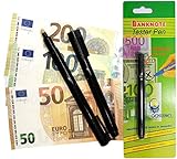 10 Stück Geldscheinprüfer-Stift Stifttester Geldscheinprüfstift Geldprüfstift Falschgeldtester Bank