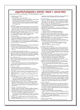 Jugendschutzgesetz oder Hinweise zum Jugendschutzgesetz - Stand Januar 2022-Schild aus Aluminium Verbund-300 x 200 x 3 mm-Warnschild-Hinweisschild-Türschild (1408-30 x 20 cm mit Klebepads)