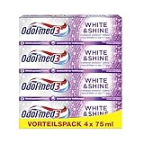 Odol-med3 Zahnpasta White & Shine, Whitening/Zähne aufhellen, 4x 75