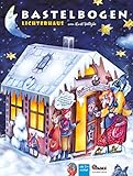 Lichterhaus Hänsel und Gretel Bastelset Weihnachten für Kinder Hexenhaus zum Ausschneiden und Leuchten aus Papier Märchen Papiermodelle zur Dek