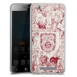 DeinDesign Silikon Hülle kompatibel mit ZTE Blade A612 Case transparent Handyhülle FCB 125 Jahre FC Bayern München Offizielles Lizenzproduk