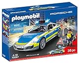 PLAYMOBIL City Action 70067 Porsche 911 Carrera 4S Polizei mit Polizei-Licht und Sound, Empfohlen ab 4 J