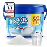 DRAXUS WC Schaum im XXL Pack (2,5kg), Extra Stark, WC Reiniger entfernt kraftvoll Kalk & Urinstein, Sorgt für Glanz und frischen D