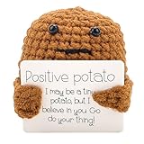 xinrongda Pocket Hug Positive Kartoffel, Strickwolle Puppe, Mutmacher Geschenk, Beste Freundin Lustige Geschenk für Familie F