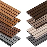 ECOTRAVERS - Fassadenlamellen | Fassadeverkleidung Verbundwerkstoff WPC | Rhombusprofil – Muster - Sample kit - 2x Prob