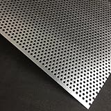 Lochblech Alu RV5-8 Aluminium 2mm Zuschnitt individuell auf Maß NEU günstig (500 mm x 500 mm)