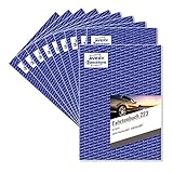 AVERY Zweckform 223-10 Fahrtenbuch (für PKW, vom Finanzamt anerkannt, A5, 80 Seiten|858 Fahrten, für Deutschland & Österreich zur Abgrenzung privater/geschäftlicher Fahrten) 10er-Pack