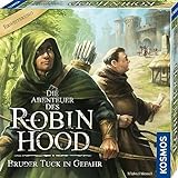 KOSMOS 683146 Die Abenteuer des Robin Hood - Bruder Tuck in Gefahr, Erweiterung zu Die Abenteuer des Robin Hood, nominiert zum Spiel des Jahres 2021, Brettspiel, mit 4 neuen Ab