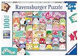 Ravensburger Kinderpuzzle 13391 - Viele bunte Squishmallows - 100 Teile Squishmallows Puzzle für Kinder ab 6 J