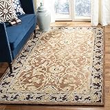 Safavieh Anatolia Collection Teppich, handgefertigt, traditionell, orientalisch, Braun und Pflaume, Wolle, 2,7 m x 3,5
