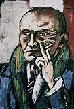 SYlale Leinwand Kunstwerk Bilddruck Abstraktes Gemälde Berühmt Selbstporträt Mit Zigarette Von Max Beckmann für Flurdekoration 60x90