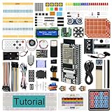 FREENOVE Ultimate Starter Kit for ESP32-WROVER (Included) (Compatible with Arduino IDE), Onboard Camera Wireless, Python C, 814-Page Detailed Tutorial, 240 Items, 127 Proj