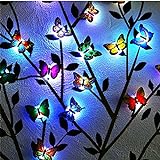 24Pack Led Schmetterling 3d Leuchtende Schmetterlinge, Kinderzimmer Led Leuchtend Wand Dek