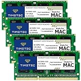 Timetec Hynix IC 16 GB Kit (4 x 4 GB) kompatibel für Apple DDR3 1333 MHz PC3-10600 iMac (Mitte 2010 27 Zoll, Mitte 2011 21,5/27 Zoll) MAC SODIMM Upgrade | MAX Slots 11,3 12,1 12, 1 2