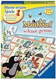 Ravensburger 22167 - Der Maulwurf schaut genau - Zuordnungsspiel für Kinder, verschiedene Spielvariationen für 1 bis 4 Spieler ab 3-6 J