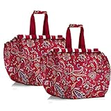 reisenthel easyshoppingbag 2tlg. Einkaufstasche Einkaufsbeutel shoppingbag easybag (Paisley Ruby + Paisley Ruby)