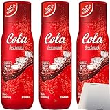 Gut & Günstig Cola Getränkesirup 3er Pack (3x500ml Flasche) + usy Block