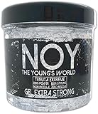 NOY - Gel Extra Strong Extreme - Starker Halt - Haargel für Herren - Professionelles Gel - Für alle Haartypen - Extreme und dauerhafte Fixierung - Ohne Alk