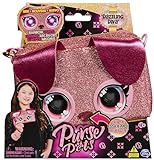 Purse Pets Clutch Dazzling Diva Hündchen - Kindertasche und Spielzeug in einem, die Augen leuchten in Regenbogenfarben, für Kinder ab 4 J